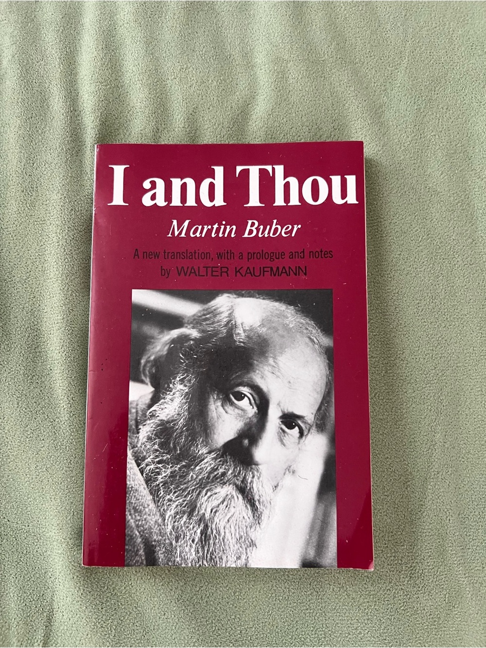 I and Thou by Martin Buber - Red Cover